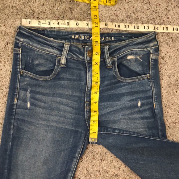 American‎ Eagle Next Level Stretch Distressed Jegging size 6 - Picture 5 of 6